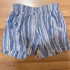 i love these so much drawstring Beachy Flowyshorts
